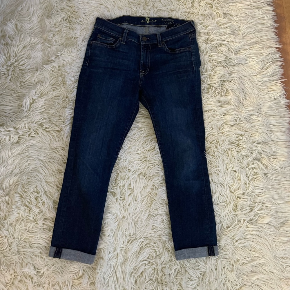 Seven For All Mankind jeans, skinny crop size 27